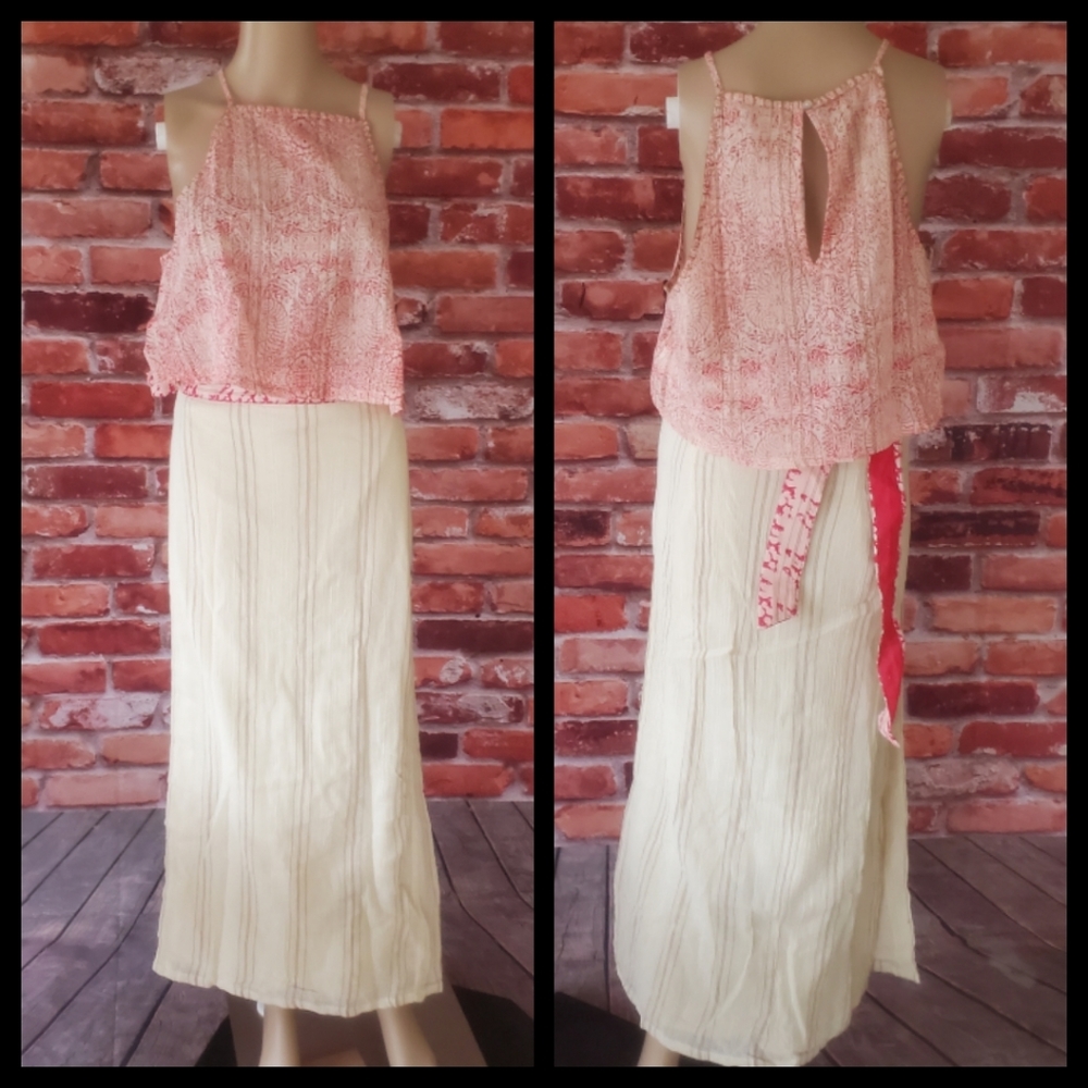 Free People Wrapped Around You Skirt & Top Large - Picture 4 of 5